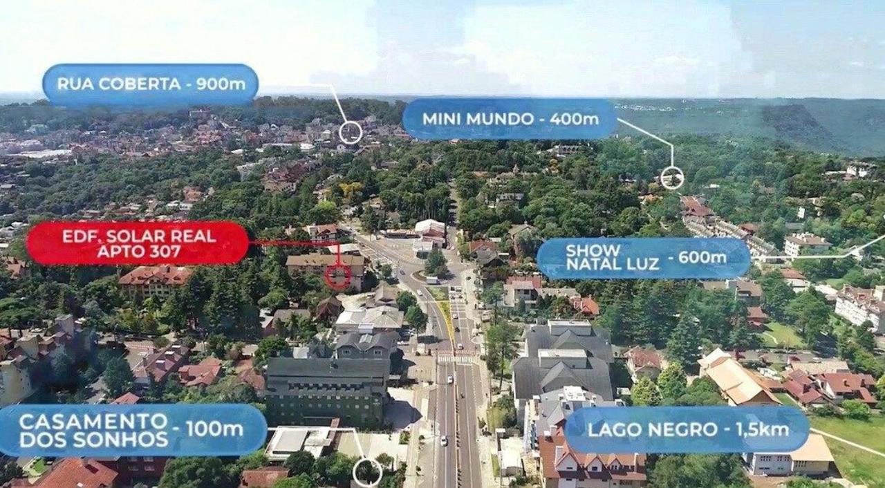 GRAMADO SOLAR REAL - 2 apts de 2 quartos no mesmo prédio, cada um comporta até 7 pessoas - IDEAL PARA GRUPOS - central - IDEAL PARA ANDAR A PÉ - nesta plataforma desde janeiro de 2015, oferecemos CREDIBILIDADE - seu PET é bem-vindo - GARAGEM COBERTA Extérieur photo